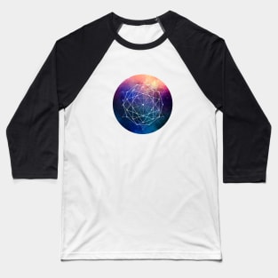 SACRED GEOMETRY - COSMIC DECAGON, FOR INTELLIGENT, SCIENCE-MINDED INDIVIDUALS LIKE YOURSELF Baseball T-Shirt